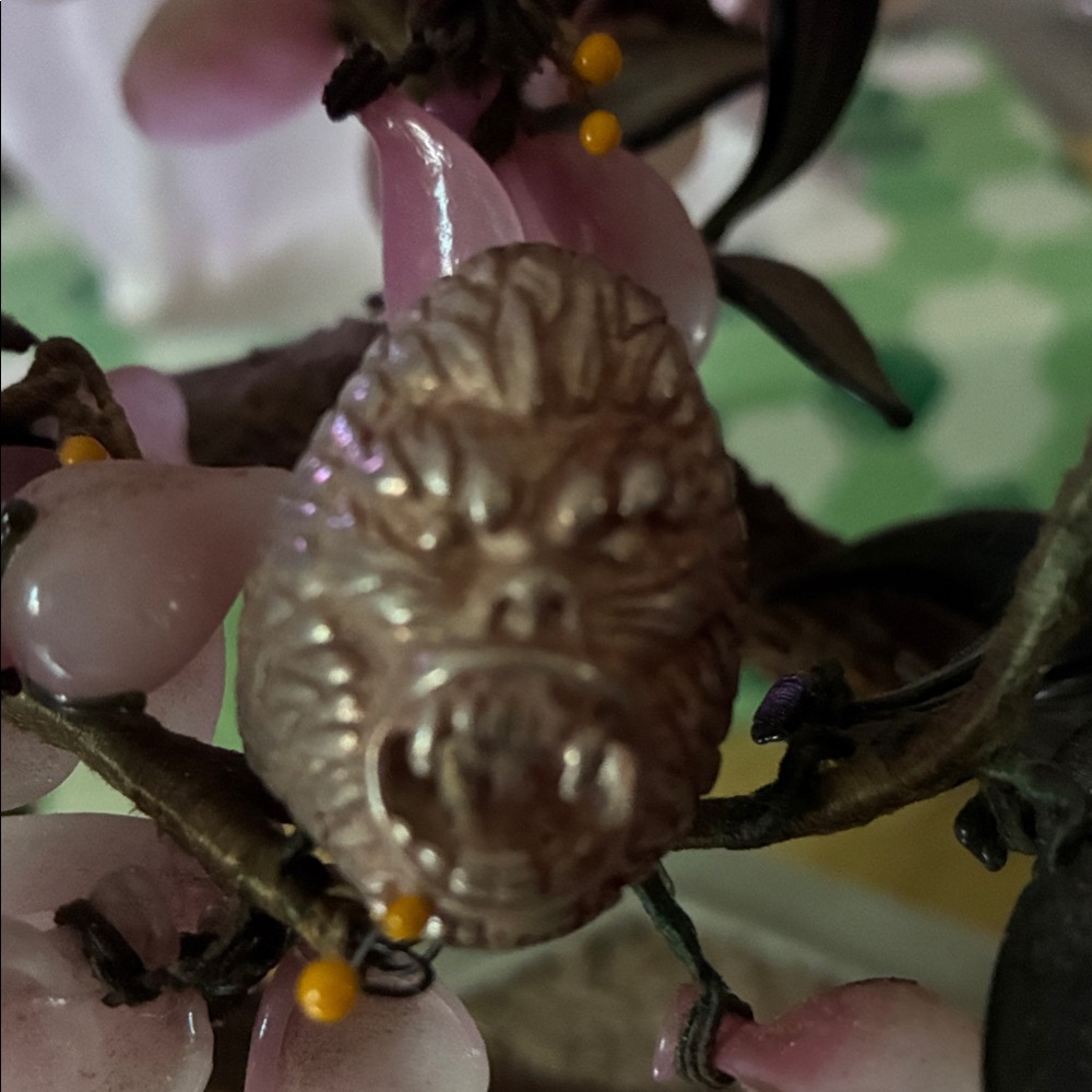 Antique Asian monkey ring